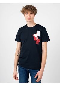 Pepe Jeans T-shirt "Solam" | PM508501 | Solam | Mężczyzna | Granatowy. Okazja: na co dzień. Kolor: niebieski. Materiał: bawełna. Długość: krótkie. Wzór: nadruk, aplikacja. Styl: casual #5