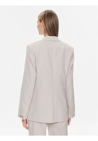 Calvin Klein Marynarka Essential K20K206477 Szary Regular Fit. Kolor: szary. Materiał: wiskoza, syntetyk #3