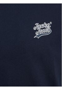 Jack & Jones - Jack&Jones T-Shirt Trevor 12227773 Granatowy Standard Fit. Kolor: niebieski. Materiał: bawełna #2