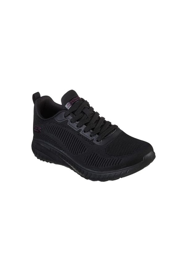 skechers - Buty SKECHERS BOBS SQUAD Czarny. Kolor: czarny. Materiał: materiał, syntetyk, tkanina, guma