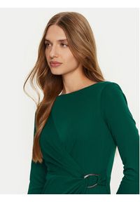 Lauren Ralph Lauren - LAUREN RALPH LAUREN Sukienka koktajlowa 253919794004 Zielony Slim Fit. Kolor: zielony. Materiał: syntetyk. Styl: wizytowy #4