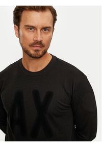 Armani Exchange Longsleeve XM000126 AF10358 UC001 Czarny Regular Fit. Kolor: czarny. Materiał: bawełna. Długość rękawa: długi rękaw