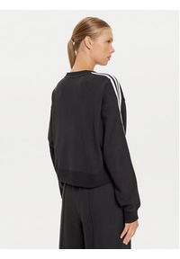 Adidas - adidas Bluza 3-Stripes IR5522 Czarny Loose Fit. Kolor: czarny. Materiał: syntetyk, bawełna
