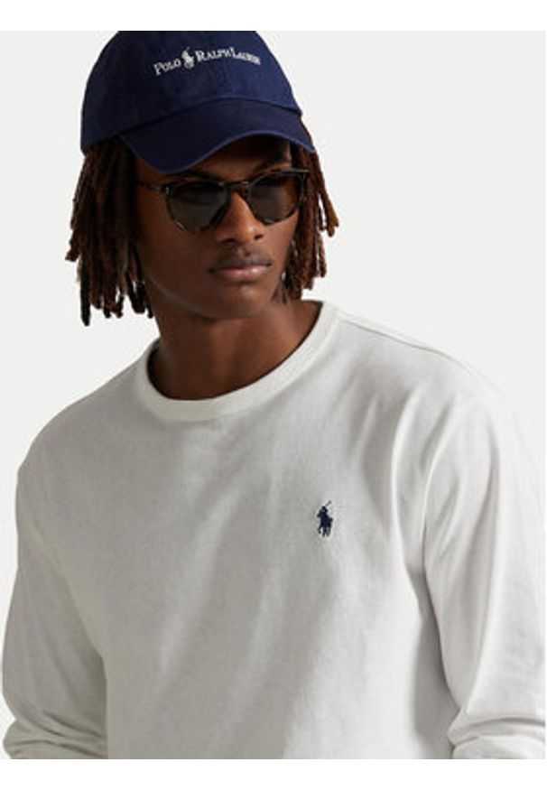 Polo Ralph Lauren Longsleeve 710970697002 Biały Classic Fit. Typ kołnierza: polo. Kolor: biały. Materiał: bawełna. Długość rękawa: długi rękaw
