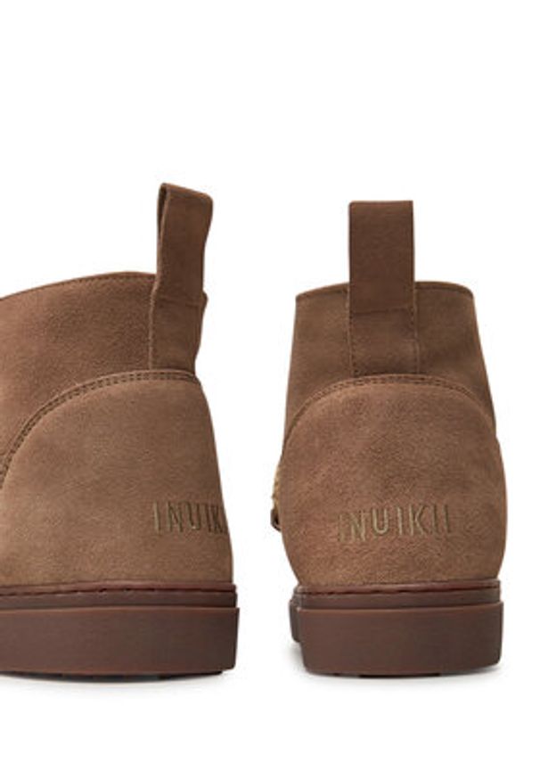 Inuikii Śniegowce Classic Low 75202-004 Beżowy. Kolor: beżowy. Materiał: zamsz, skóra