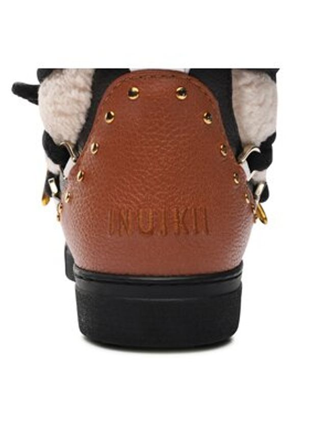 Inuikii Śniegowce Curly Rock 75102-076 Beżowy. Kolor: beżowy. Materiał: materiał. Styl: rockowy