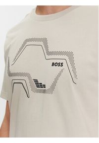 BOSS - Boss T-Shirt Tee 3 50506358 Beżowy Regular Fit. Kolor: beżowy. Materiał: bawełna #2