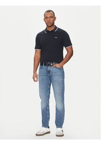 BOSS Polo Parlay 190 50494697 Granatowy Regular Fit. Typ kołnierza: polo. Kolor: niebieski. Materiał: bawełna