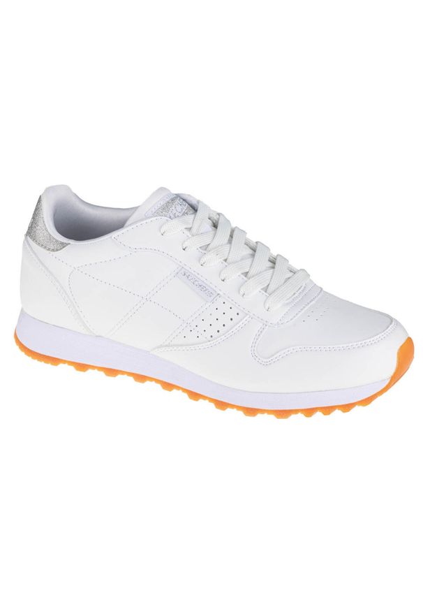 skechers - Buty sportowe Sneakersy damskie, Skechers OG 85 Old School Cool. Zapięcie: sznurówki. Kolor: biały. Materiał: tkanina, materiał, syntetyk. Szerokość cholewki: normalna. Sport: turystyka piesza