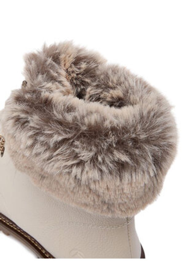 Remonte Trzewiki CEO-D0B74-80 Écru. Materiał: skóra