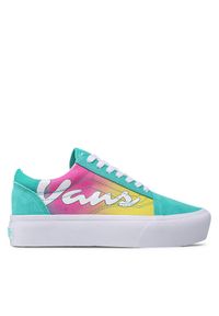 Tenisówki Vans. Kolor: zielony