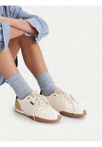 Roxy Sneakersy CEO-V12-1085-1 Beżowy. Kolor: beżowy. Materiał: materiał #6