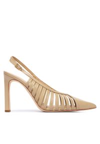 MICHAEL Michael Kors Szpilki Adriana 40T6ADHP1L Khaki. Kolor: brązowy. Materiał: skóra. Obcas: na szpilce #1