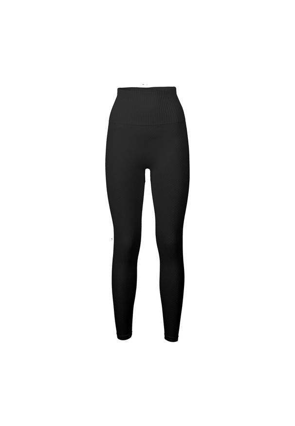 CASALL - Legginsy treningowe damskie Casall Seamless Graphical Rib High Waist 901. Stan: podwyższony. Kolor: czarny