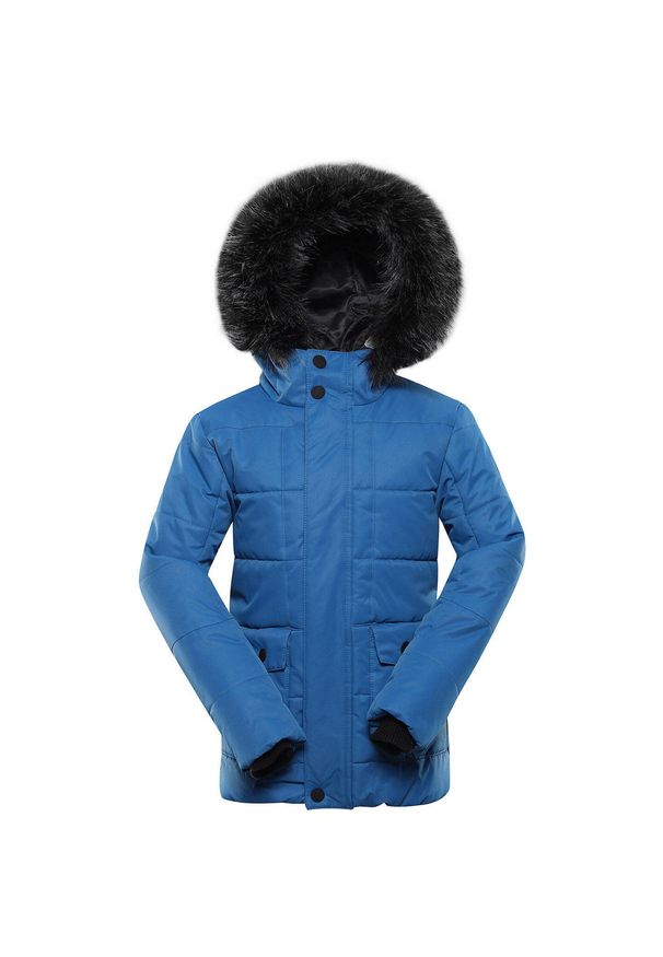 ALPINE PRO - Zimowa kurtka dziecięca Alpine Pro Egypo Blue 128-134 - wodoodporna. Kolor: niebieski. Sezon: zima