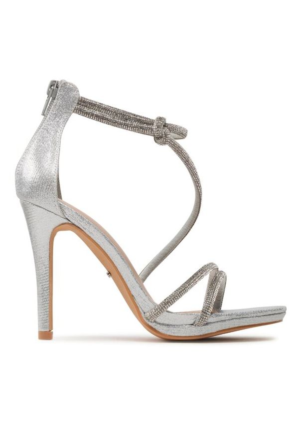 DeeZee Sandały HT784-9 Srebrny. Kolor: srebrny. Materiał: materiał