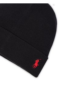 Polo Ralph Lauren Czapka 449959339001 Czarny. Kolor: czarny. Materiał: bawełna #4