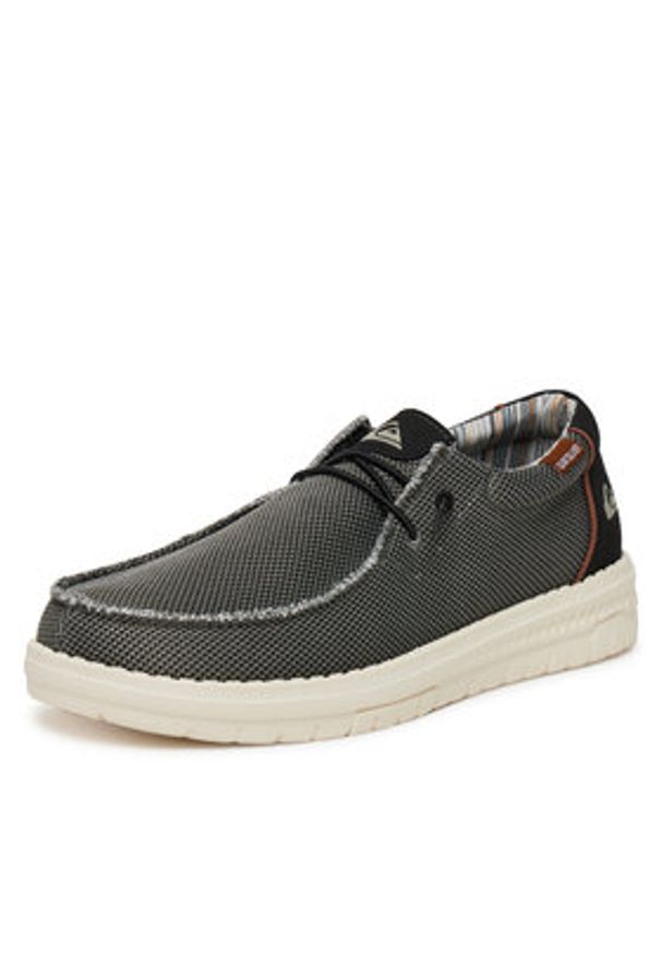 Quiksilver Półbuty WADE-01 Szary. Kolor: szary. Materiał: materiał