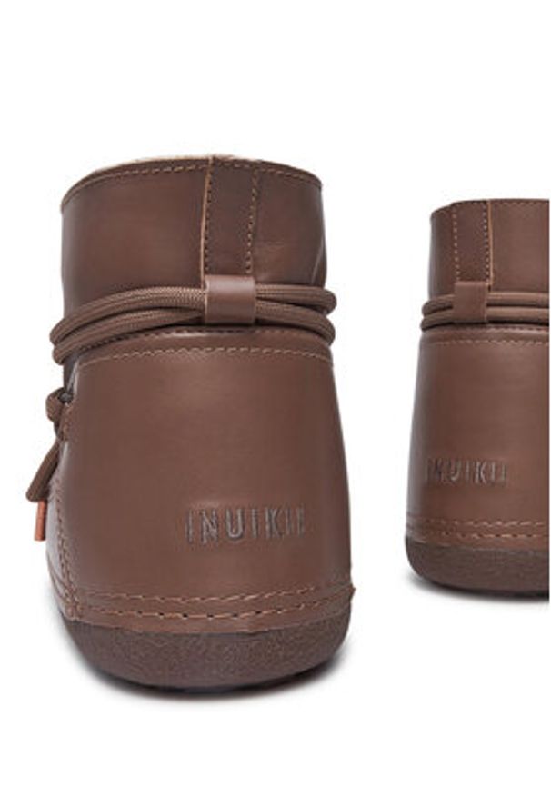 Inuikii Śniegowce Full Leather 75101-087 Brązowy. Kolor: brązowy. Materiał: skóra
