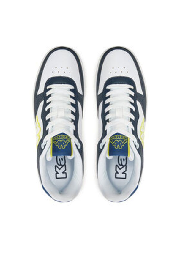 Kappa Sneakersy Logo Maserta 32193CW Biały. Kolor: biały. Materiał: skóra