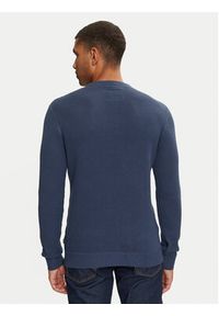 Jack & Jones Sweter 12264668 Niebieski Regular Fit. Kolor: niebieski. Materiał: bawełna #4