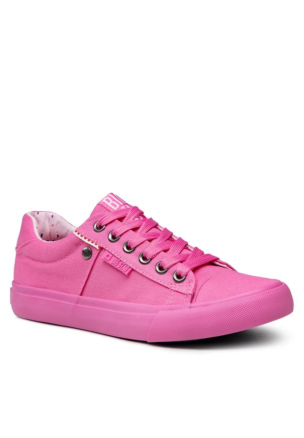 BIG STAR SHOES - Tenisówki Big Star Shoes AA274509 Pink. Kolor: różowy. Materiał: materiał