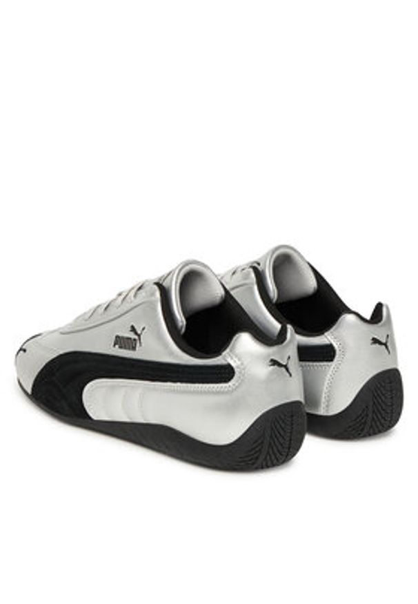 Puma Sneakersy Speedcat Metallic 403689 01 M Srebrny. Kolor: srebrny. Materiał: skóra