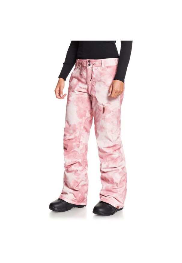 Spodnie narciarskie damskie Roxy Nadia 10K. Kolor: różowy. Sezon: zima. Sport: narciarstwo