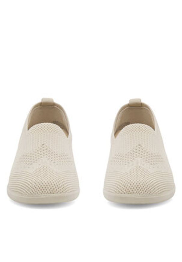 Clara Barson Półbuty HMD220355-01 Beżowy. Kolor: beżowy. Materiał: materiał