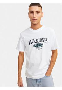 Jack & Jones - Jack&Jones T-Shirt Cobin 12250411 Biały Standard Fit. Kolor: biały. Materiał: bawełna #6