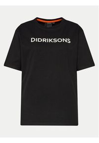 Didriksons T-Shirt Harald 505551 Czarny Regular Fit. Kolor: czarny. Materiał: bawełna #11