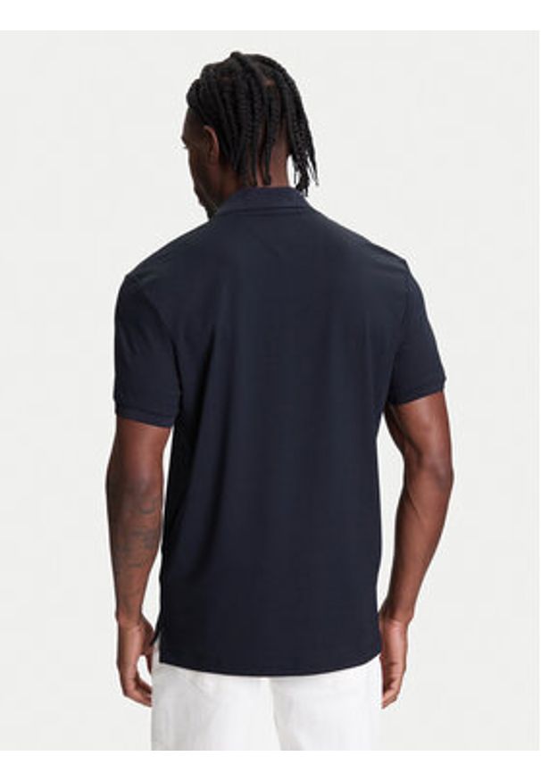 TOMMY HILFIGER - Tommy Hilfiger Polo Performance MW0MW39613 Granatowy Regular Fit. Typ kołnierza: polo. Kolor: niebieski. Materiał: syntetyk