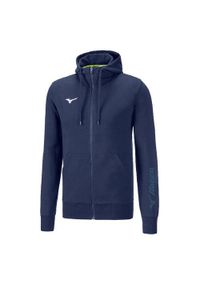 Bluza z kapturem dla dzieci Mizuno Team miz FZ. Typ kołnierza: kaptur. Kolor: niebieski #1