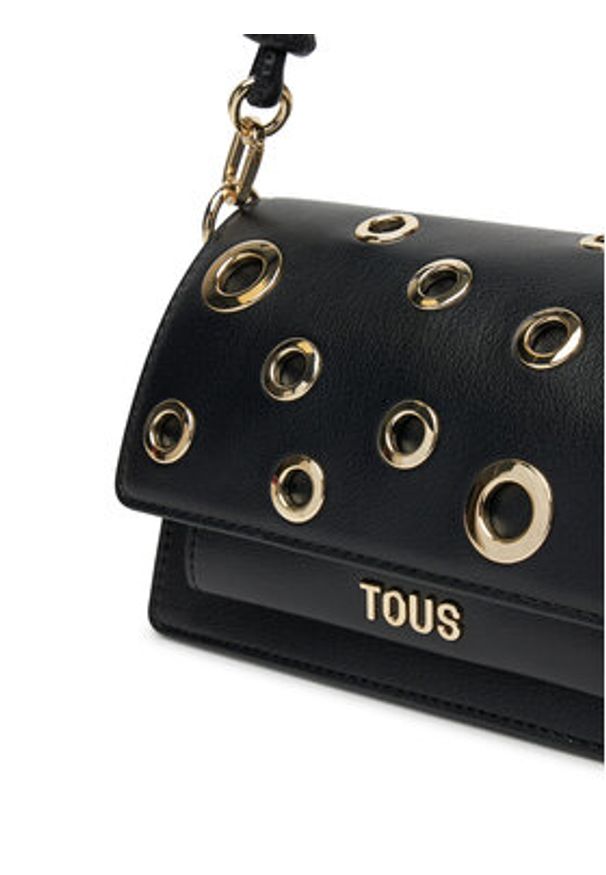 Tous - TOUS Torebka Audree Eyelets 2002202951 Czarny. Kolor: czarny. Materiał: skórzane