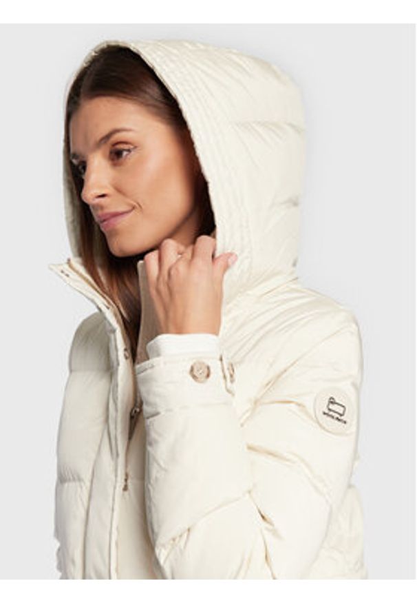 Woolrich Kurtka puchowa Alsea CFWWOU0697FRUT1148 Beżowy Regular Fit. Kolor: beżowy. Materiał: syntetyk