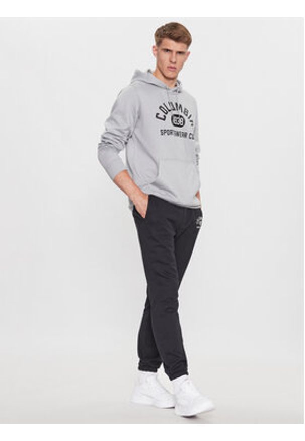 columbia - Columbia Bluza Trek™ Hoodie 195791 Szary Regular Fit. Kolor: szary. Materiał: bawełna, syntetyk