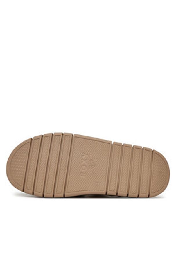 Roxy Klapki HY62277-5 Beżowy. Kolor: beżowy. Materiał: materiał