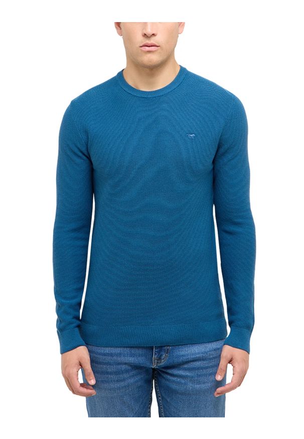 Męski Sweter Mustang Style Elliot Dark Blue 1017412 5232