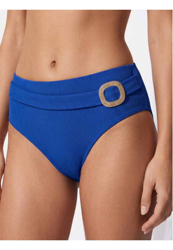 SELMARK - Selmark Dół od bikini BN303 Niebieski. Kolor: niebieski. Materiał: syntetyk
