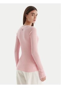 Patrizia Pepe Sweter 2K0337/K7S0-M555 Różowy Regular Fit. Kolor: różowy. Materiał: wiskoza #4