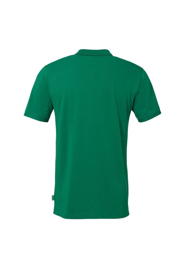 KEMPA - Koszulka polo dla dzieci Kempa Prime. Typ kołnierza: polo. Kolor: czarny, biały, zielony, wielokolorowy. Wzór: haft, napisy. Styl: sportowy