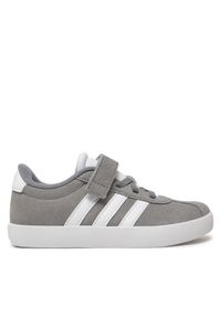 Adidas - adidas Sneakersy VL Court 3.0 ID9149 Szary. Kolor: szary. Materiał: zamsz, skóra