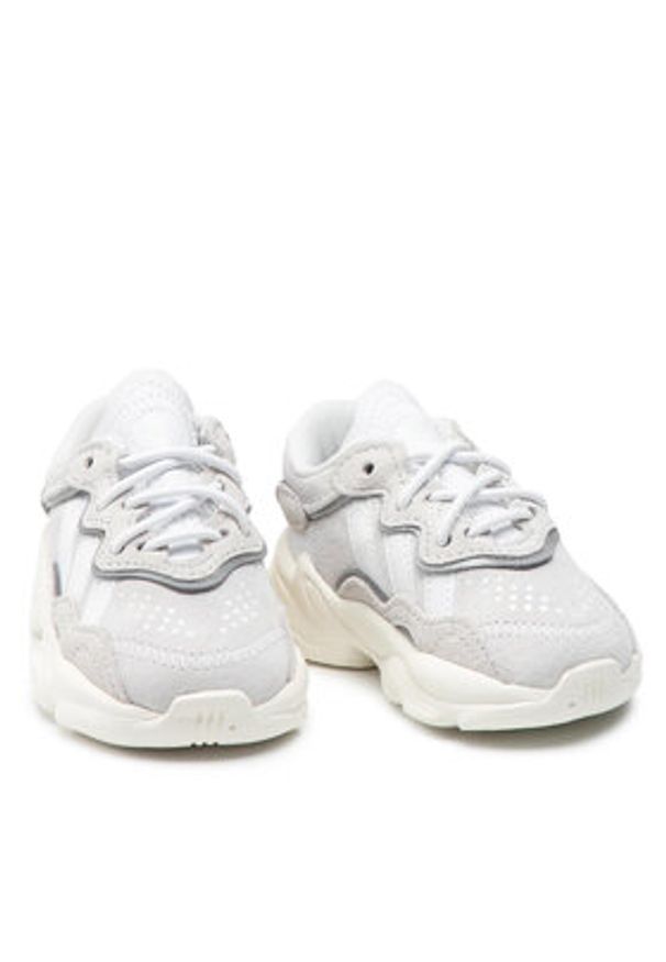 Adidas - adidas Sneakersy Ozweego El I EF6301 Szary. Kolor: szary. Materiał: zamsz, skóra