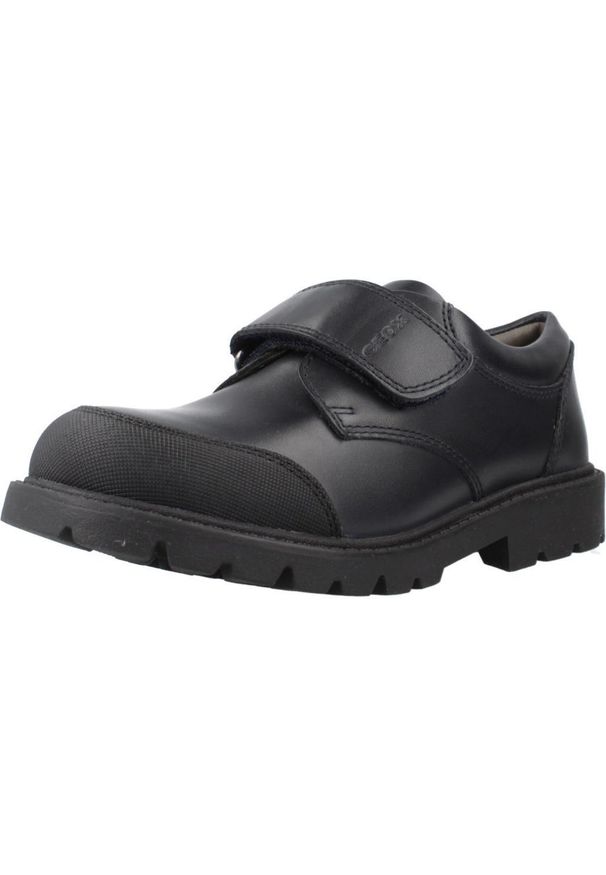 Tenisówki Geox Model J Shaylax Boy Kolor Niebieski. Kolor: niebieski. Materiał: tkanina, skóra. Sport: turystyka piesza