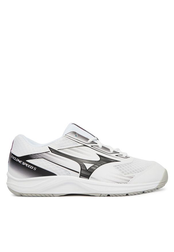 Mizuno Buty halowe Cyclone Speed 5 V1GA2580 59 Biały. Kolor: biały. Materiał: materiał