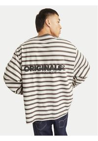 Jack & Jones - Jack&Jones Longsleeve Islington 12273202 Beżowy Loose Fit. Kolor: beżowy. Materiał: bawełna. Długość rękawa: długi rękaw #6