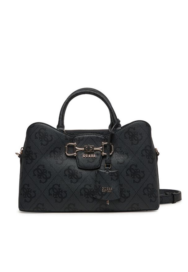 Guess Torebka Janie HWOS99 24060 Szary. Kolor: szary. Materiał: skórzane