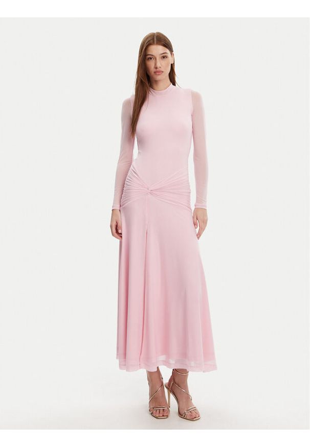 BARDOT - Bardot Sukienka koktajlowa 58853DB5 Różowy Regular Fit. Kolor: różowy. Materiał: syntetyk. Styl: wizytowy