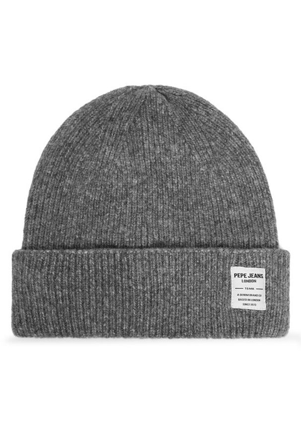 Pepe Jeans Czapka PM040551 Szary. Kolor: szary. Materiał: akryl