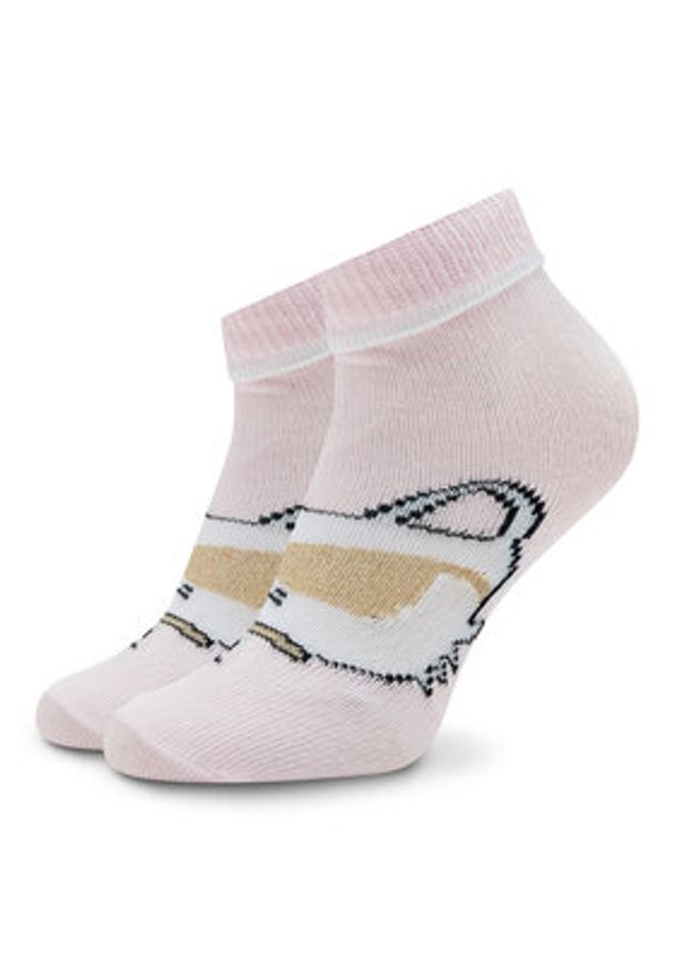 Karl Lagerfeld Kids Skarpety dziecięce Z90039 Różowy. Kolor: różowy. Materiał: bawełna, materiał